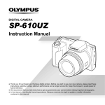 Olympus SP-610 UZ Instruction Manual