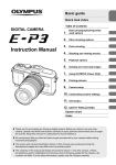 Olympus E-P3 Instruction Manual