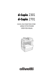 Olivetti 2701 User's Manual