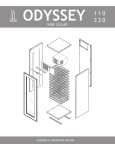 Odyssey Gear Refrigerator 110 User's Manual
