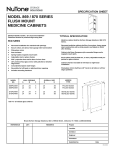 NuTone 869 / 870 User's Manual
