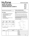 NuTone 860 User's Manual