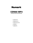 Numark Industries MP3 User's Manual