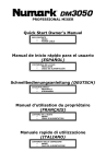 Numark Industries DM3050 User's Manual