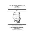 Nostalgia Electrics LJS-402 User's Manual