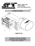 North Star 13000 PTOG User's Manual