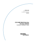 Nortel Networks CVX 600 User's Manual