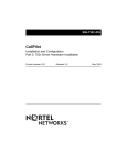 Nortel Networks CALLPILOT 555-7101-215 User's Manual
