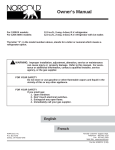 Norcold 120X-IMXX User's Manual