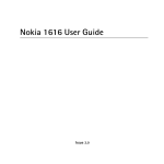Nokia 1616 (T-Mobile) User Guide