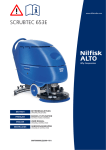 Nilfisk-ALTO SCRUBTEC 653E User's Manual