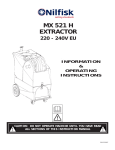 Nilfisk-ALTO MX 521 H User's Manual