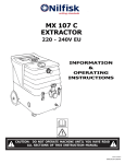 Nilfisk-ALTO MX 107 C User's Manual