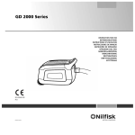 Nilfisk-ALTO GD 2000 Series User's Manual