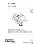 Nilfisk-ALTO ExterraTM SR 1900 User's Manual