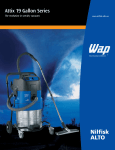 Nilfisk-ALTO Attix 19 Gallon Series User's Manual