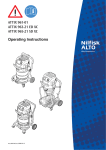 Nilfisk-ALTO 963-21 ED XC User's Manual