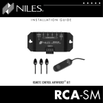 Niles Audio RCA-SM User's Manual