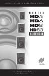 Niles Audio HD8 User's Manual