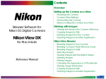 Nikon View DX User's Manual