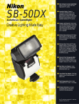 Nikon SB-50DX User's Manual