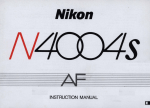 Nikon N4004s User's Manual