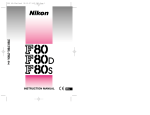 Nikon F80D User's Manual