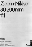 Nikon F/4 User's Manual