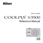 Nikon COOLPIXS3500RED User's Manual