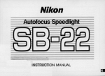 Nikon SB-22 User's Manual