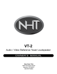 NHT VT-2 User's Manual