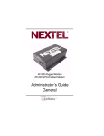 Nextel comm Modem IR1200 User's Manual