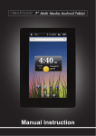 Nextbook 6 Operating Instructions
