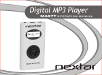 Nextar MA97T User's Manual