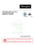 Nexgrill 720-0230 User's Manual