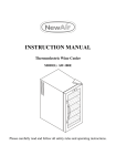 NewAir AW-180E User's Manual