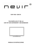 Nevir NVR-7502-32HD-B User's Manual