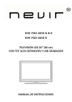 Nevir NVR-7502-26HD-B User's Manual