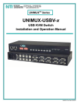 Network Technologies USBV-x User's Manual
