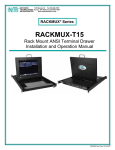 Network Technologies RACKMUX Series User's Manual