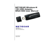 Netgear WNA1000 User Guide