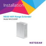 Netgear WN3500RP Installation Guide