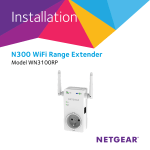 Netgear WN3100RP Installation Guide