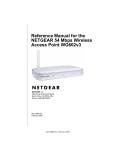Netgear WG602v3 User's Manual