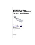 Netgear WG111v2 User's Manual