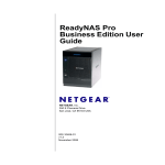 Netgear ReadyNAS Pro Business Edition User's Manual