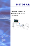 Netgear PTVU1000 User Guide