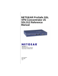 Netgear ProSafe SSL312 User's Manual