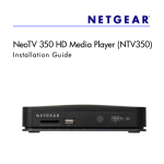 Netgear NTV350 Installation Guide