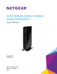 Netgear DGN1000V3 User's Manual